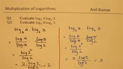 Can we multiply two logarithms?