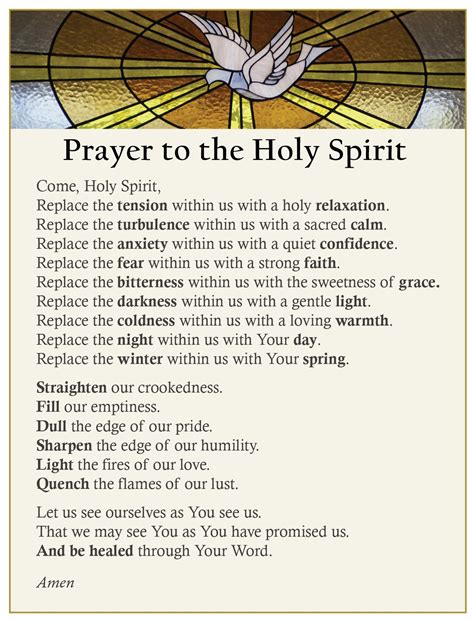 Can we pray directly to the Holy Spirit?