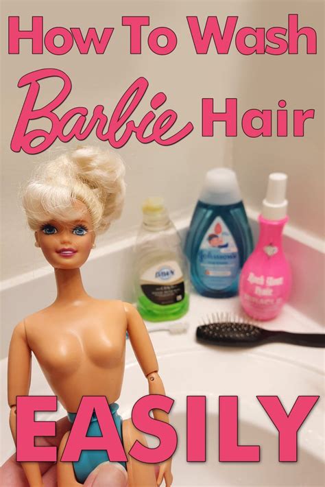 Can we wash Barbie hair?