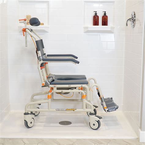 Can wheelchairs go in the shower?