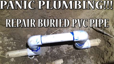 Can white PVC pipe be buried underground?