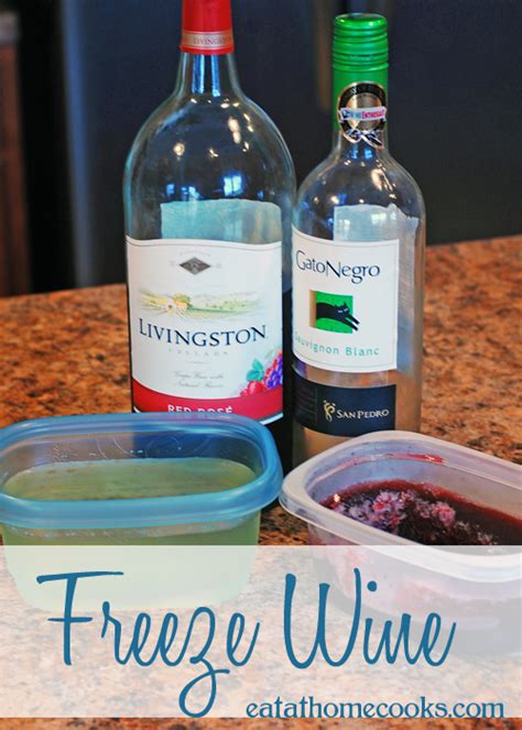 Can wine freeze?