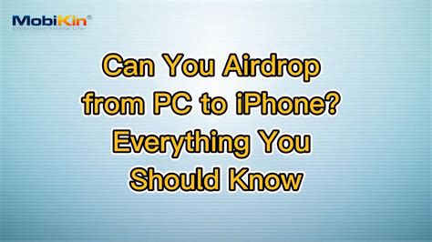 Can you AirDrop from anywhere?