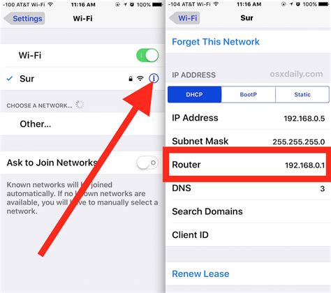 Can you access Wi-Fi with IP address?