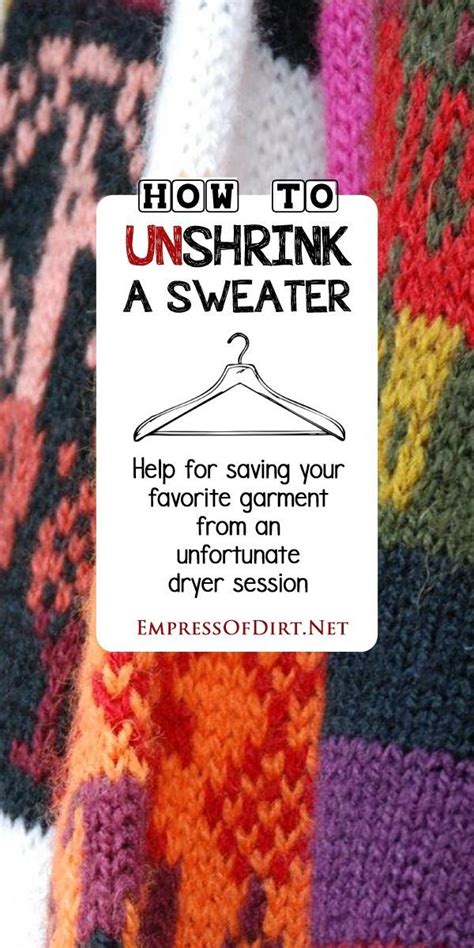 Can you actually Unshrink wool?