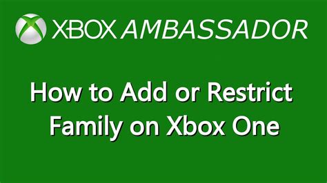 Can you add Family members to Xbox?