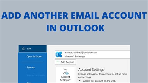 Can you add another email to your Microsoft account?