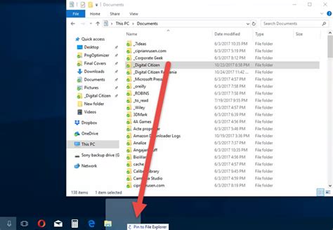 Can you add files to taskbar?