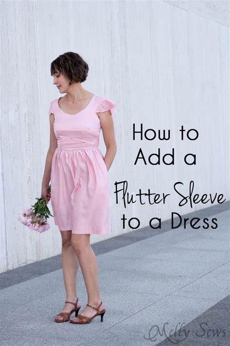 Can you add flutter sleeves to a dress?