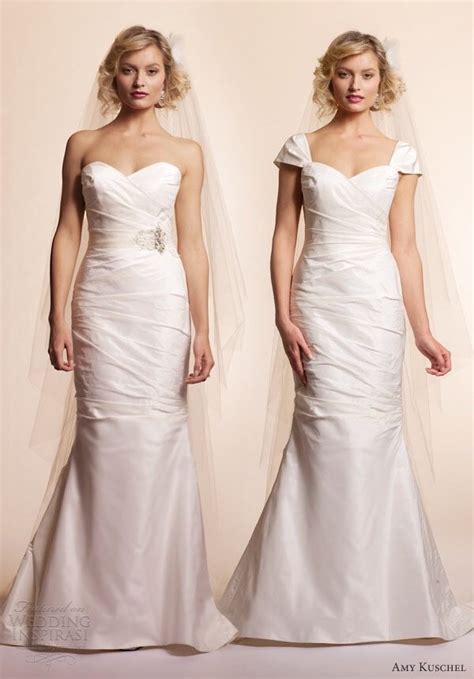 Can you add sleeves to a strapless wedding dress?