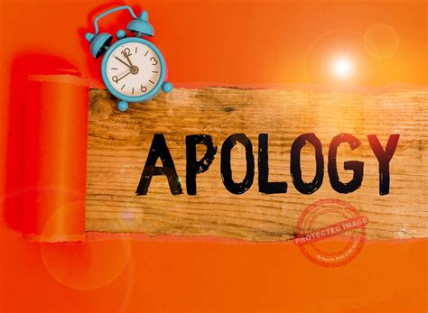 Can you apologize without saying sorry?