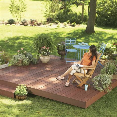 Can you attach a freestanding deck to a house?