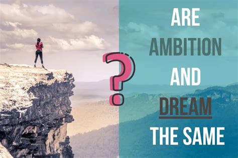 Can you be ambitious and realistic?