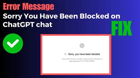 Can you be blocked from using ChatGPT?