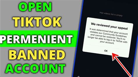 Can you be permanently suspended on TikTok?