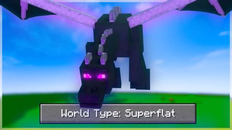 Can you beat the Ender Dragon on a Superflat world?