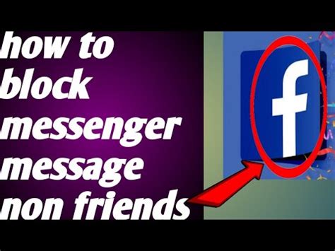Can you block a non friend on Messenger?