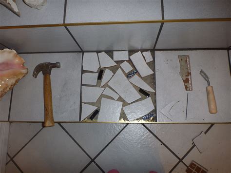 Can you break tiles with a hammer?