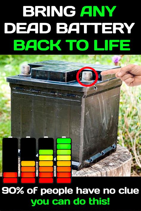 Can you bring an old dead battery back to life?