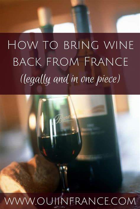 Can you bring wine back from France?