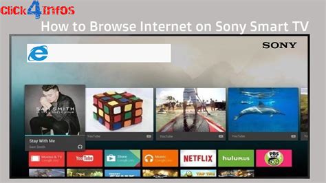 Can you browse Internet on a Sony?