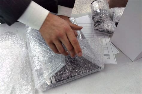 Can you bubble wrap electronics?