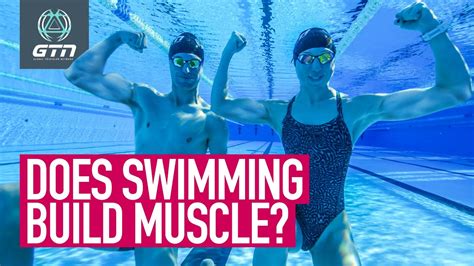 Can you build muscle by swimming?