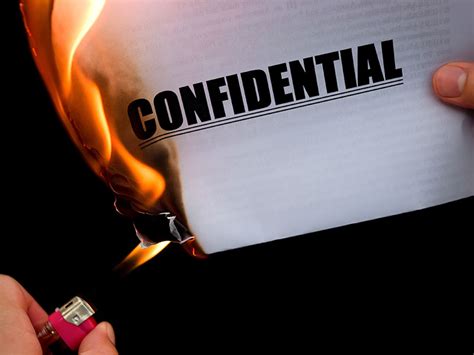 Can you burn confidential waste?