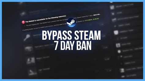 Can you bypass Steam 7 day market restriction?