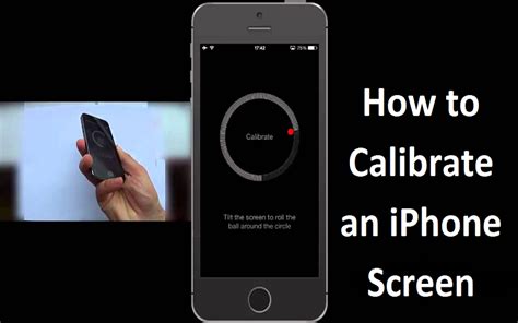 Can you calibrate iPhone?