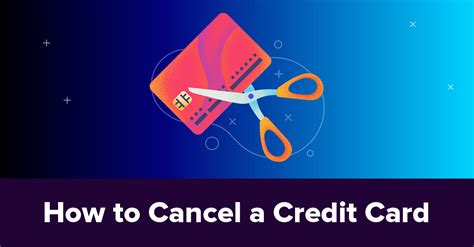 Can you cancel a credit card?