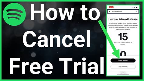 Can you cancel free trial before paying Spotify?