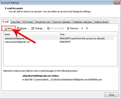 Can you change Outlook from POP to IMAP?