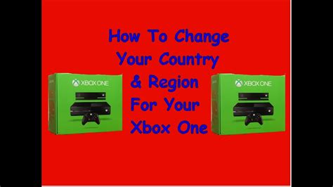 Can you change Xbox country?