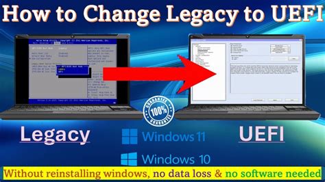 Can you change from Legacy to UEFI without reinstalling Windows 10?