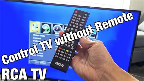 Can you change the input on a TV without a remote?