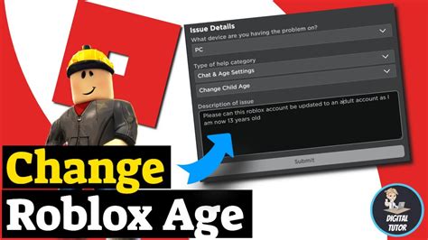 Can you change your age on Roblox?