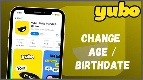 Can you change your age on Yubo?