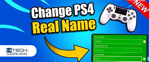 Can you change your real name on PSN?