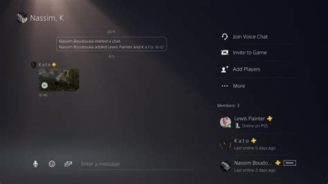 Can you chat with people on PS5?
