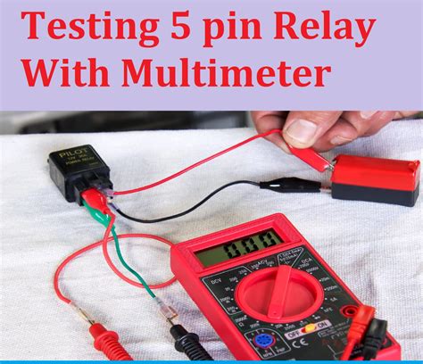 Can you check a relay with a multimeter?