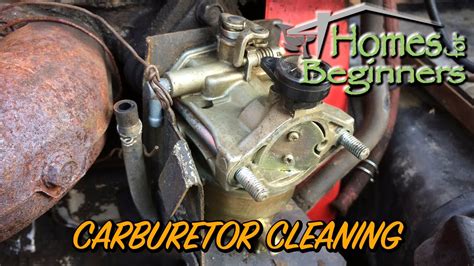 Can you clean a carburetor with boiling water?