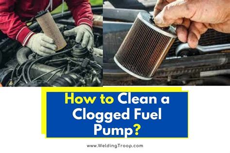 Can you clean a fuel pump?