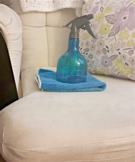 Can you clean a microfiber couch with alcohol?