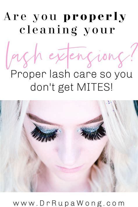 Can you clean lash extensions with just water?