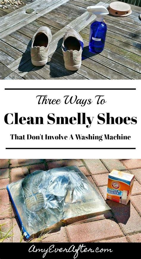 Can you clean smelly shoes with soap?