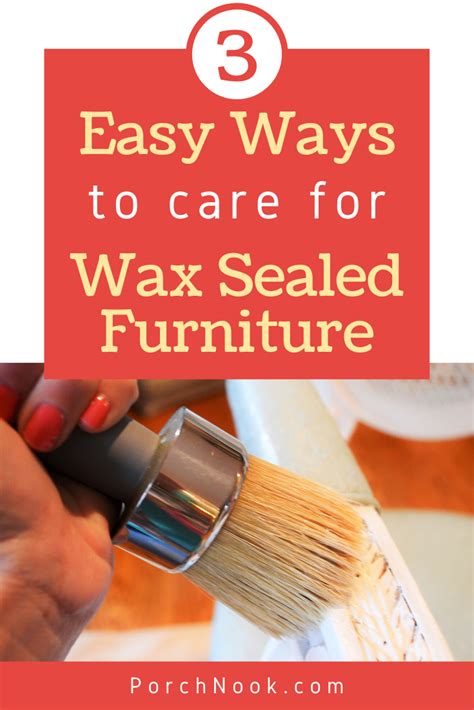 Can you clean waxed furniture?