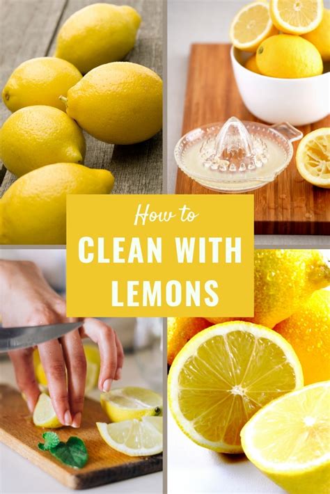 Can you clean with lemon juice?
