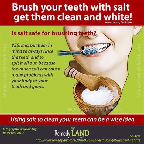 Can you clean your teeth with salt?