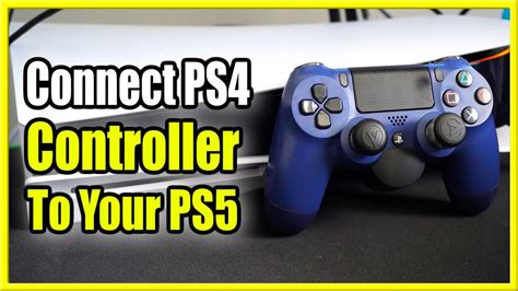 Can you connect PS4 controller to PS5 without PS5 controller?